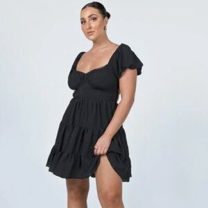 Princess Polly Black Mini Dress